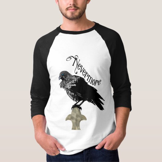 T-shirt Nevermore Raven (Devant)
