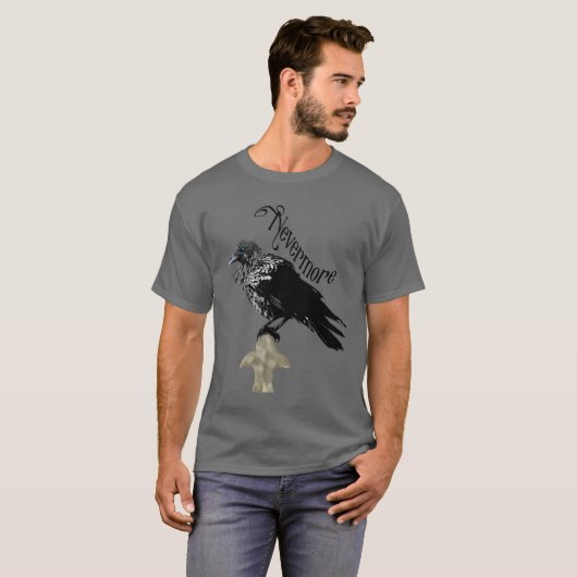 T-shirt Nevermore Raven (Devant entier)