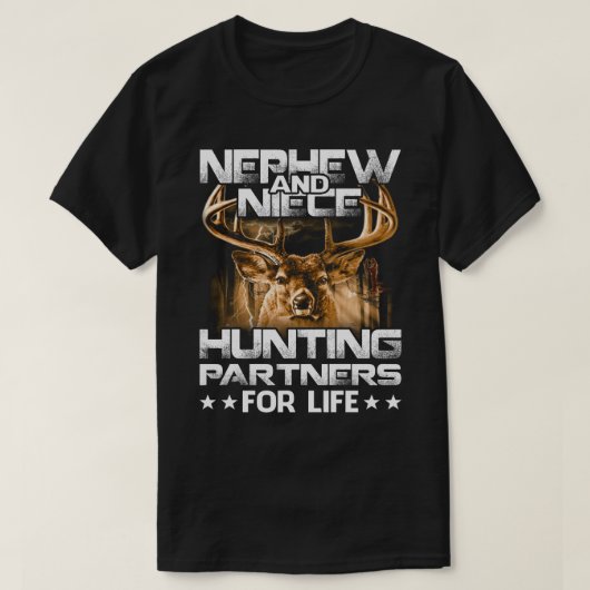 T-shirt neveu et nièce Hunter Partners For Life (Design devant)