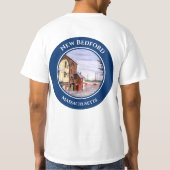 T-shirt New Bedford Massachusetts Nouvelle-Angleterre (Dos)