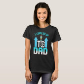 T-shirt New Black Father Video Gaming Dad (Devant entier)
