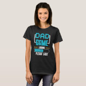 T-shirt New Dad Game Loading First Time Father (Devant entier)