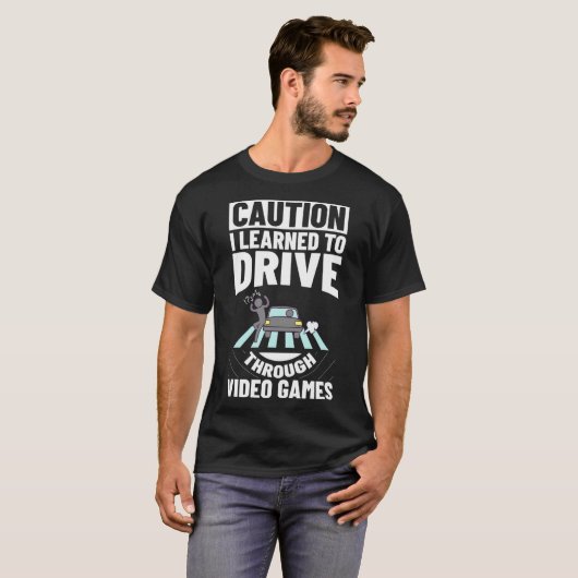 T-shirt New Driver License Driving Permit Test Licensed To (Devant entier)