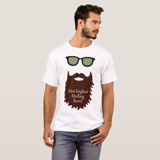 T-shirt New England Mulling Beard (Devant entier)