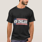 T-shirt New England Usa Flag Patriotic State Varsity New E (Devant)