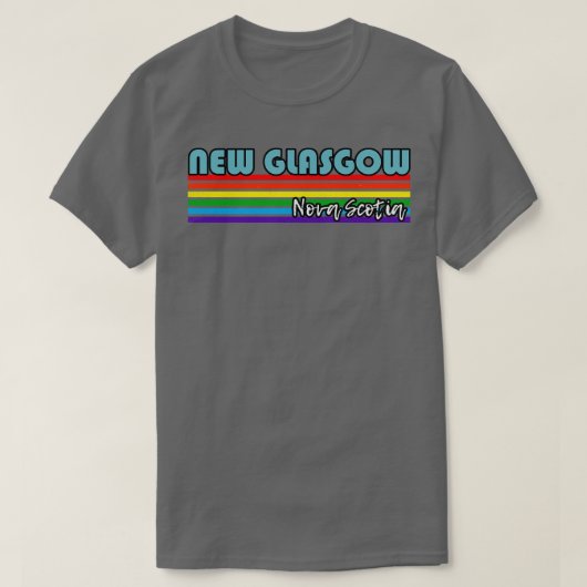 T-shirt New Glasgow Nova Scotia Pride New Glasgow LGBT Gi (Design devant)