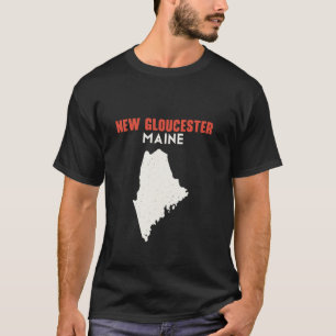 T-shirt New Gloucester Maine USA State America Travel Main