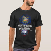 T-shirt New Hampshire Accueil Wyoming Roots State Tree Dra (Devant)