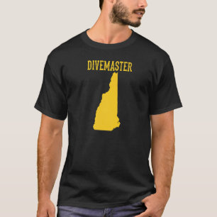 T-shirt New Hampshire Divemaster Scuba Instructor D