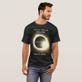 T-shirt NEW HAMPSHIRE Total éclipse solaire 8 avril 2024 (Devant entier)