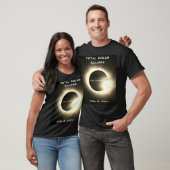 T-shirt NEW HAMPSHIRE Total éclipse solaire 8 avril 2024 (Unisexe)