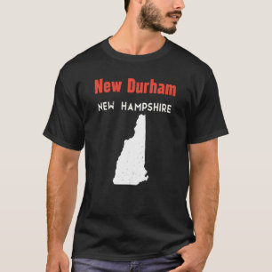 T-shirt New Hampshire Usa State America Travel New Durham