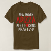 T-shirt New Haven Style Apizza Best Pizza Amateurs Connect (Design devant)