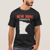 T-shirt New Hope Minnesota USA State America Travel Minnes (Devant)