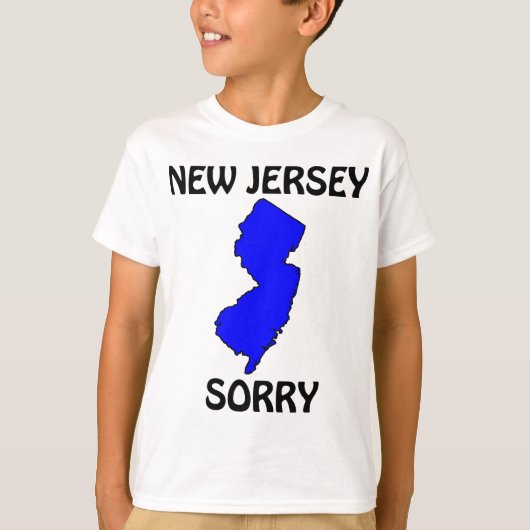 T-shirt New Jersey - Désolé (Devant)