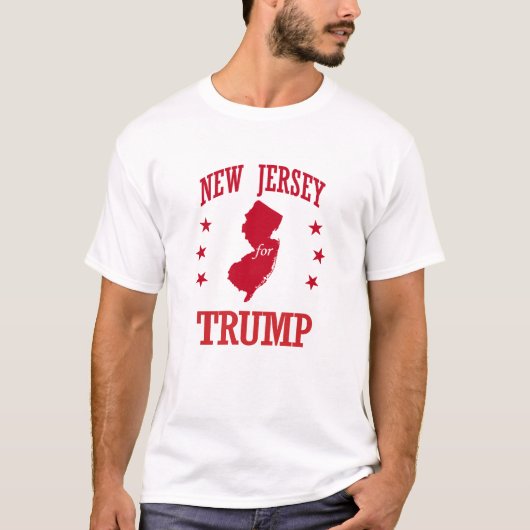 T-SHIRT NEW JERSEY POUR DONALD TRUMP (Devant)