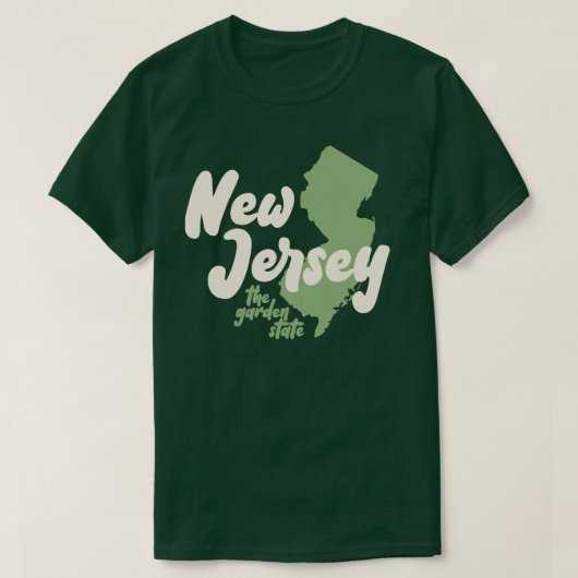 T-shirt New Jersey - The Garden State (Design devant)