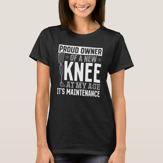 T-shirt New Knee Surgery Recovery Get Well (Devant)