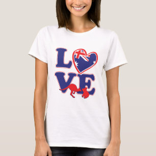 T-shirt NEW-Love-From-Australia-Heart-and-Animals