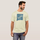 T-shirt New Mexico Home Wood Grain (Devant entier)