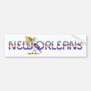 T-SHIRT New Orleans Bumpersticker