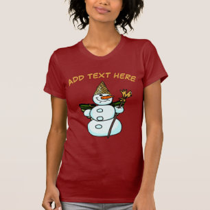 T-shirt New Orleans Christmas Snowman, personnalisation