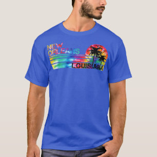 T-shirt New Orleans Louisiana Tie Dye Vintage Inspired Str