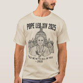 T-shirt  New Pope Design T-Shirt, Soft Cotton Graphic Tee  (Devant)