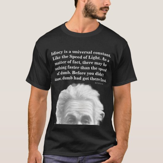 T-shirt "New Revelations", Einstein, funny, humor (Devant)