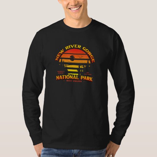 T-shirt New River Gorge National Park West Virginia Usa So (Devant)