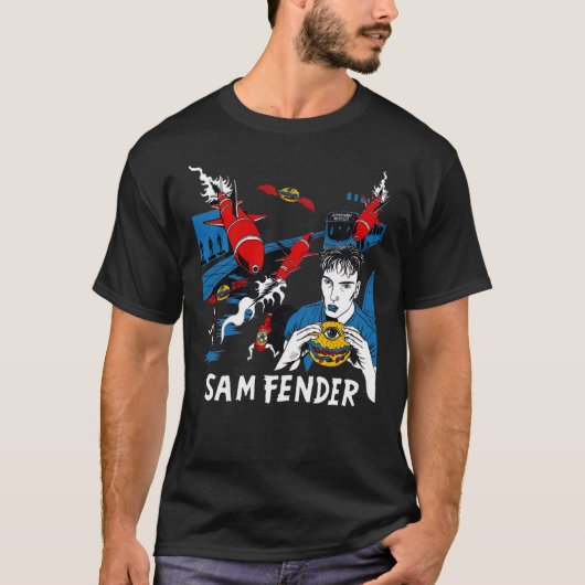 T-shirt New Sam Fender - HYPERSONIC Apparel For Fans Class (Devant)