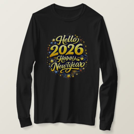 T-shirt New Year 2026 (Design devant)