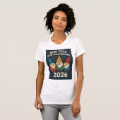 T-shirt New Year, New Shenanigans 2026 Gnome Party Tee (Devant entier)