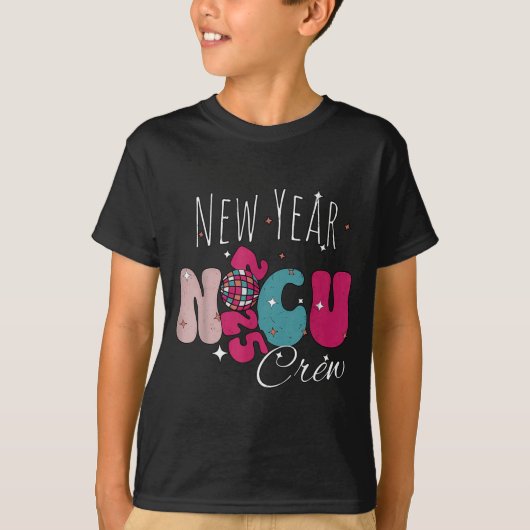 T-shirt New Year Nicu Nurse Crew Celebration Uni-adults -  (Devant)