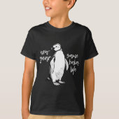 T-shirt New Year Same Baka Life Funny Penguin Joke  (Devant)