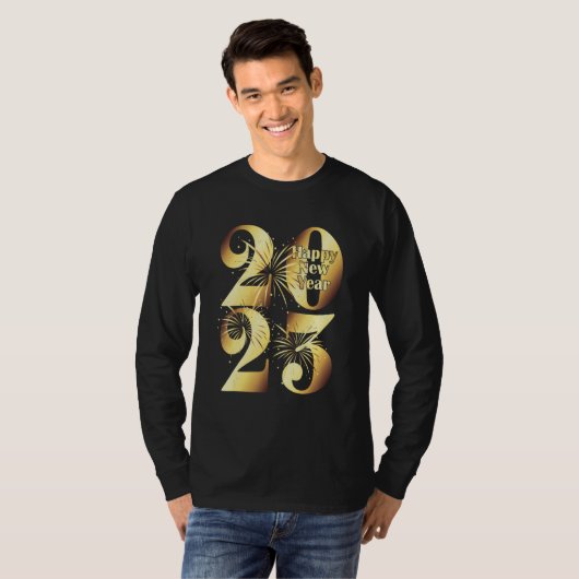 T-shirt New Years Eve Party Supplies 2023 Happy New Year 3 (Devant entier)