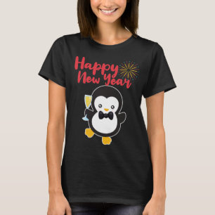 T-shirt New Year's Eve Penguin