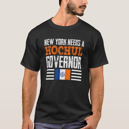 T-shirt New York a besoin d'un gouverneur Hochul Kathy Hoc (Devant)