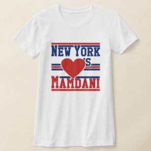 T-shirt New York aime le maire Zohran Mamdani NYC