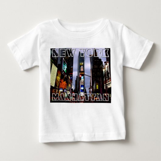 T-shirt New York Baby's Custom NY Souvenir Shirt (Devant)