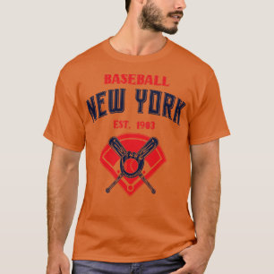 T-shirt New York Baseball Est 1903 Vintage Look Text