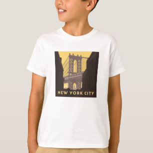 T-shirt New York Brooklyn Bridge