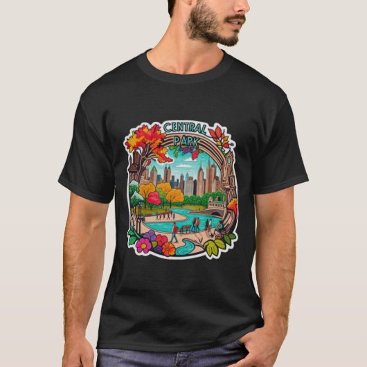 T-shirt New York Central Park (Devant)