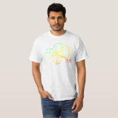 T-shirt new york chill flou (Devant entier)