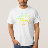 T-shirt new york chill flou (Devant)