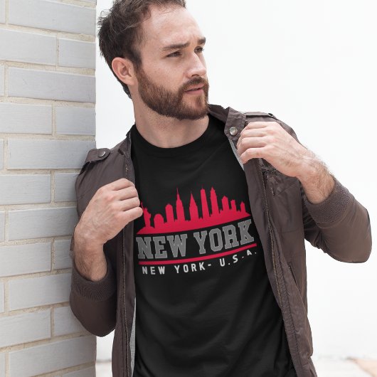 T-shirt New York City Beautiful Skyline