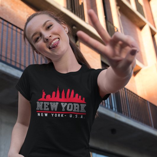 T-shirt New York City Beautiful Skyline
