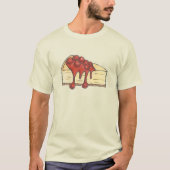 T-shirt New York City Cherry Cheesecake Fromage Fromage (Devant)