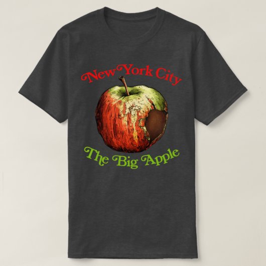 T-shirt New York City La Grosse Pomme (Design devant)