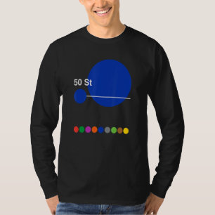 T-shirt New York City Manhattan 50th Street